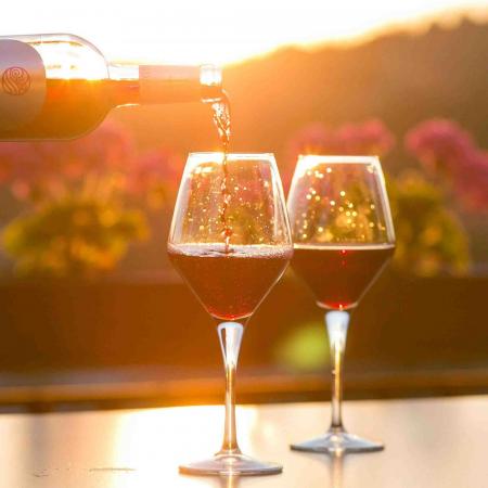 Wine parade from Via Scarpa to Piazza Torino