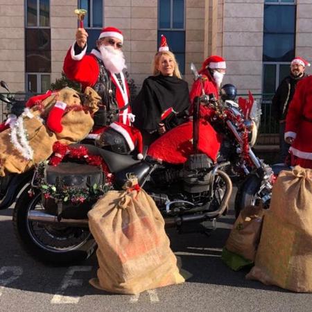 Motorcycle tour Santa Claus